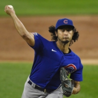 The Cubs' Yu Darvish pitches against the White Sox in Chicago on Sept. 25. | USA TODAY / VIA REUTERS