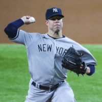 Yankees pitcher Corey Kluber threw the sixth no-hitter of the season on Wednesday in Arlington, Texas. | USA TODAY / VIA REUTERS