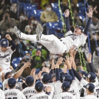 The Swallows have qualified for the Japan Series for the first time since 2015. | KYODO