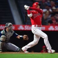 The Angels' Shohei Ohtani will not compete in this year's Home Run Derby. | USA TODAY / VIA REUTERS